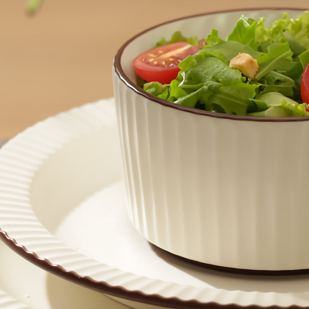 Vesper Small Bowl - Cream Brown