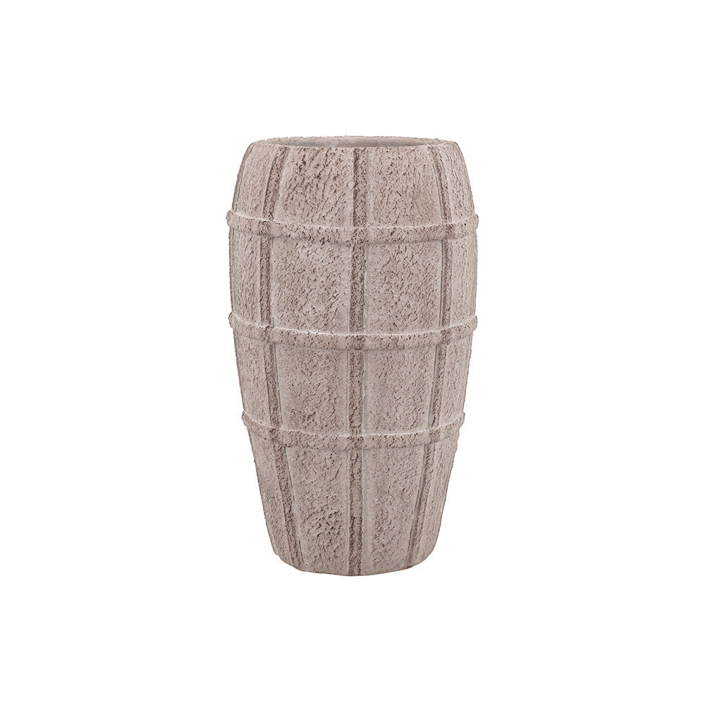 Vex Concrete Vase Large - Textured Greige