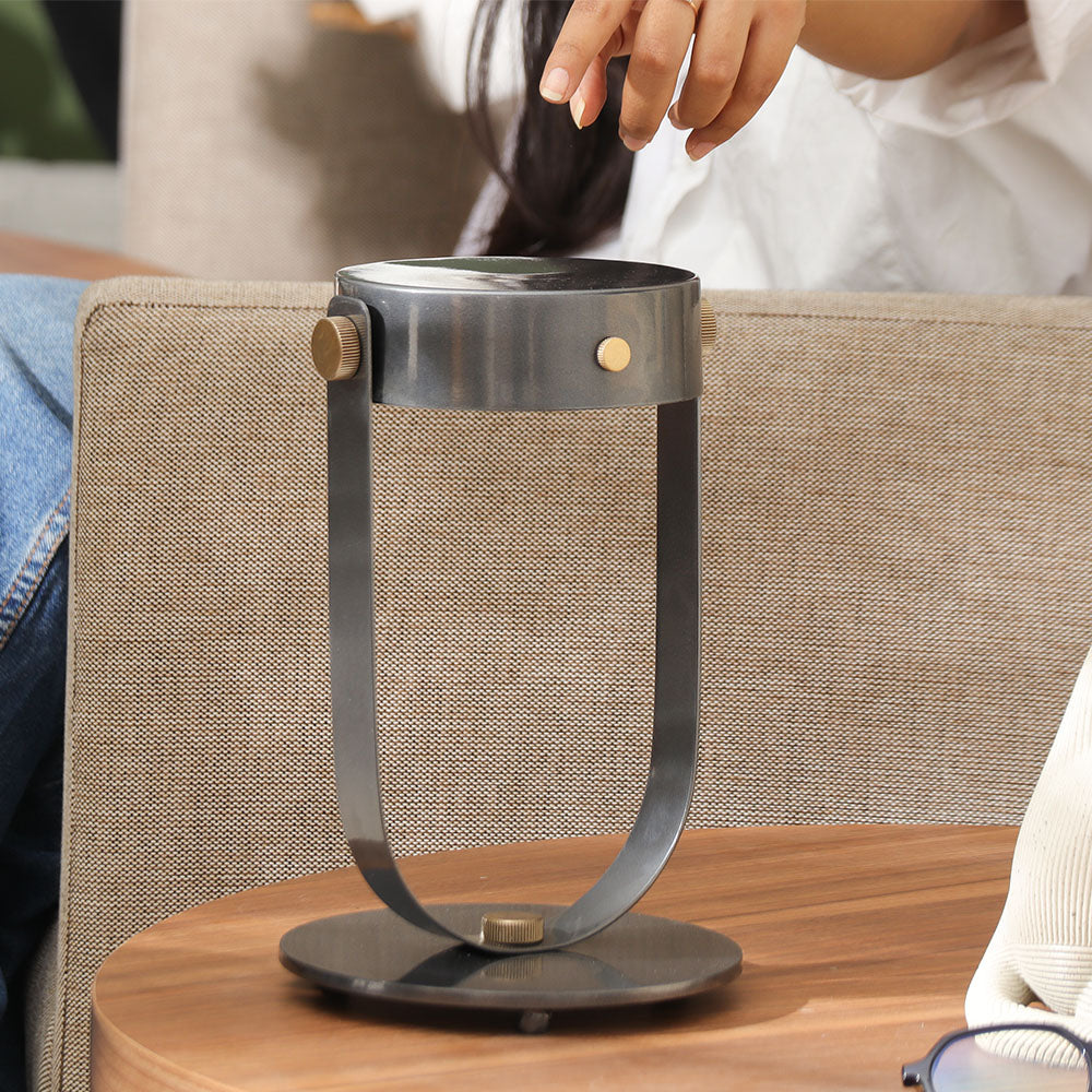 Vienne Rechargeable Desk Lamp Large - Gunmetal