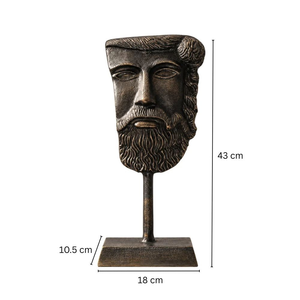 Vigos Metal Sculpture Large - Vintage Black
