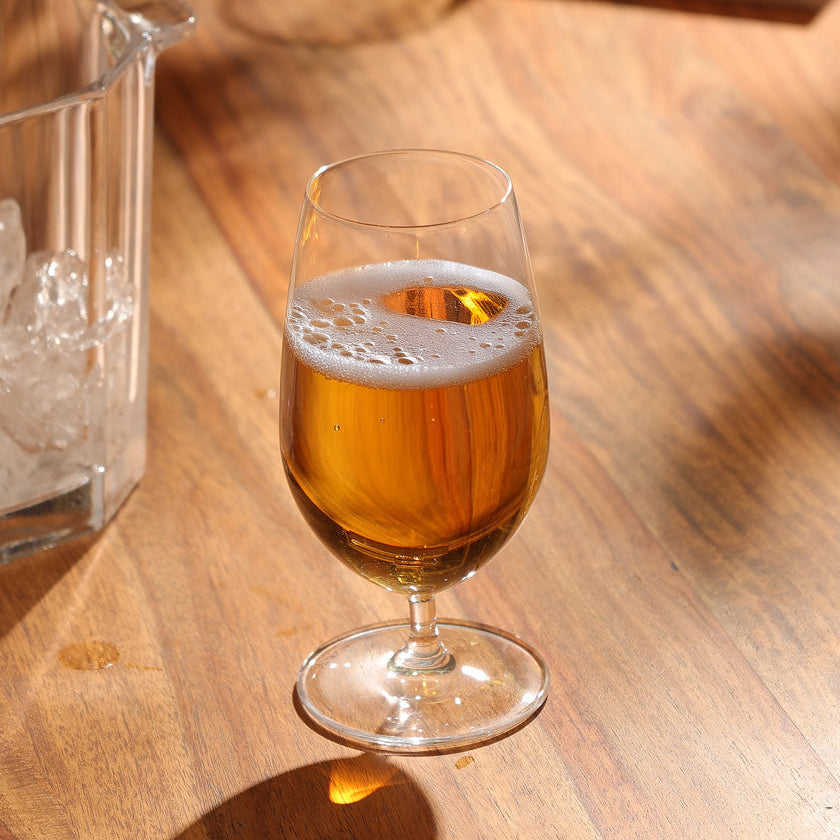 Vintage Beer Glasses 410ml, Set of 2