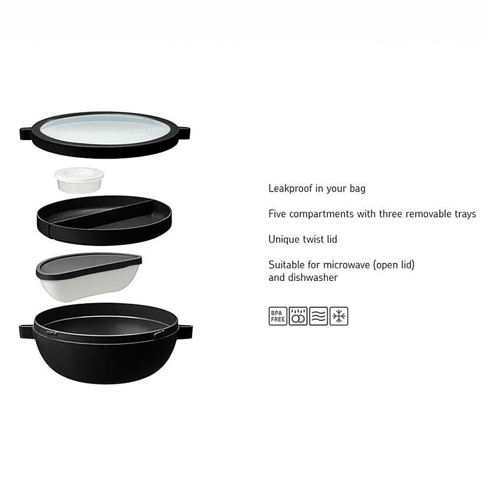 Vita Bento Lunch Bowl - Nordic Black