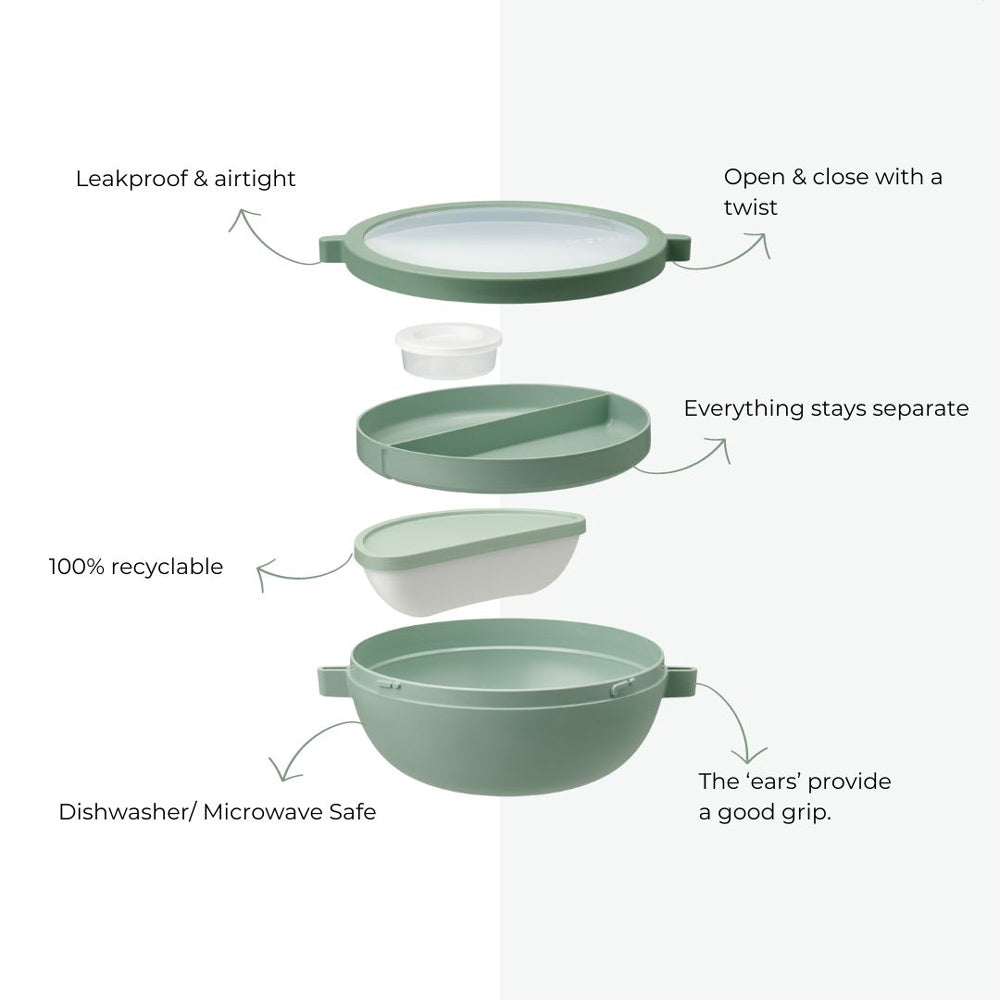 Vita Bento Lunch Bowl - Nordic Sage