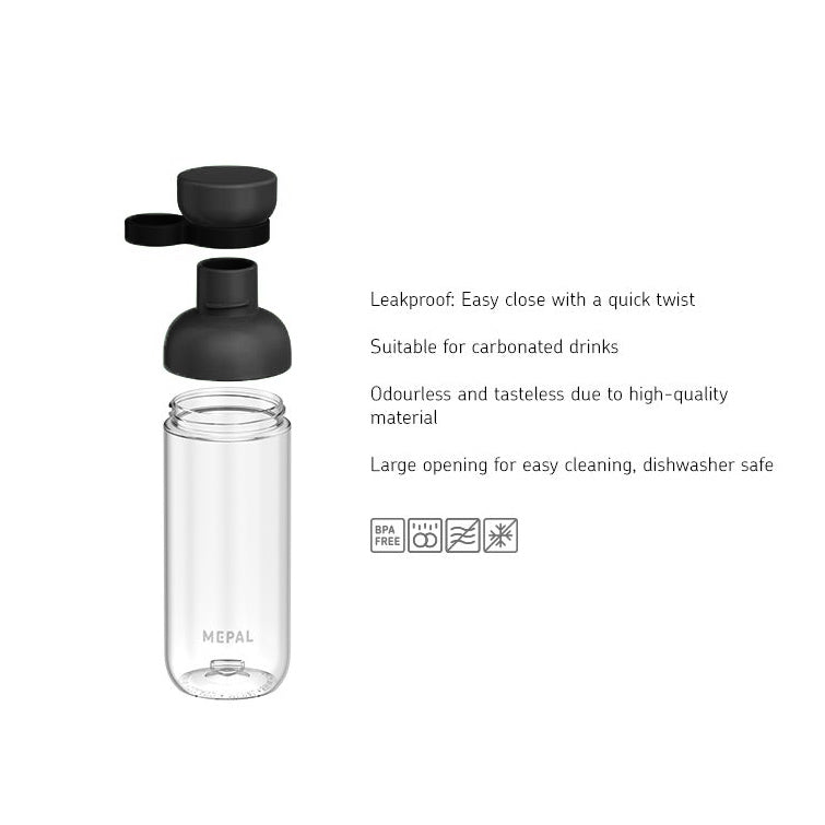 Vita Water Bottle 700ml - Nordic Black