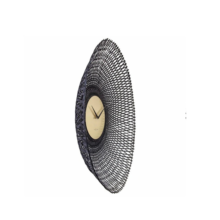 Vortex Wall Clock 60cm - Black Gold