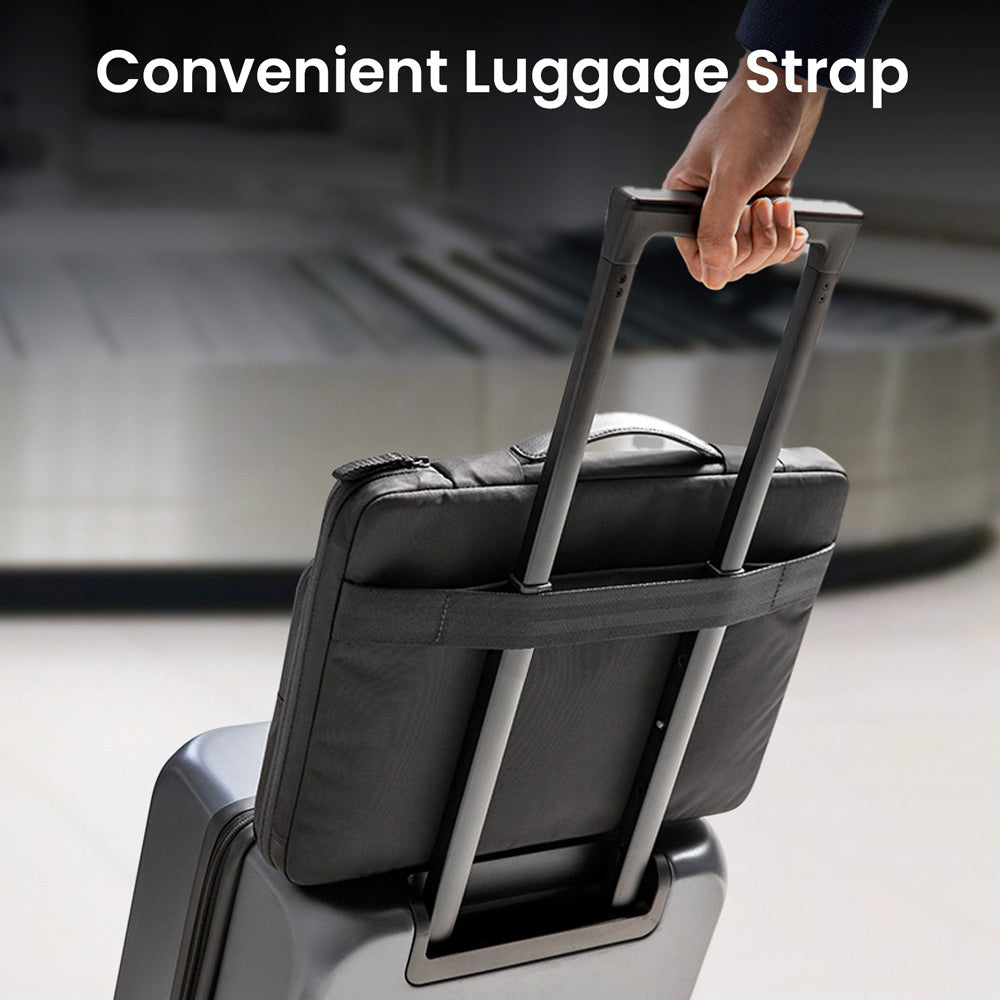 Voyage A24 Laptop Briefcase - Black 14 Inch