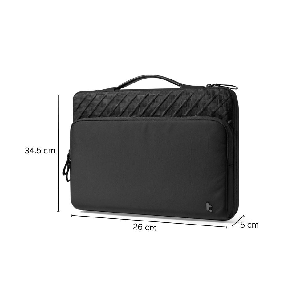 Voyage A24 Laptop Briefcase - Black 14 Inch