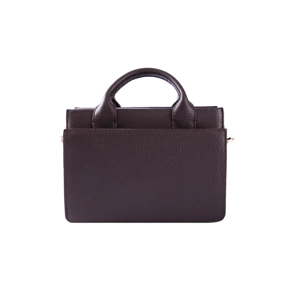 Voyager Crossbody Bag Mini - Dark Brown