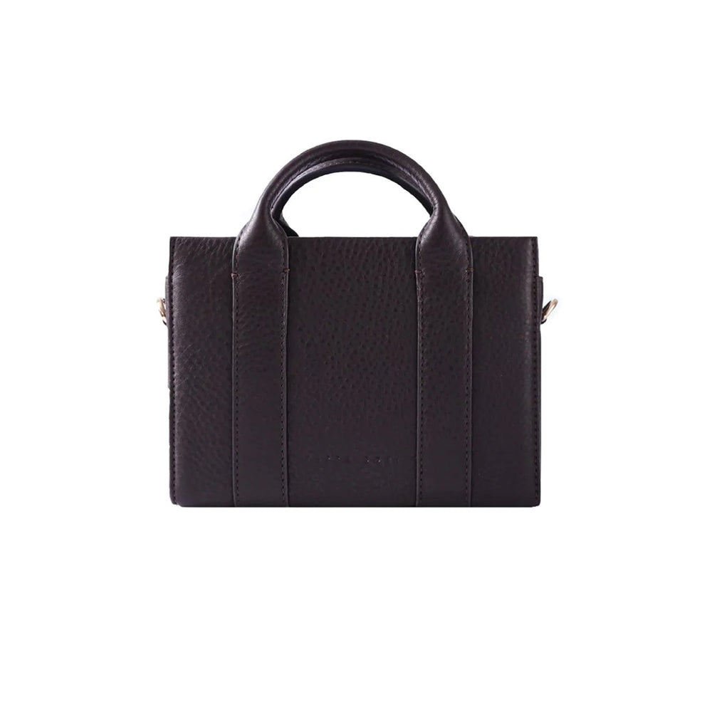 Voyager Crossbody Bag Mini - Dark Brown