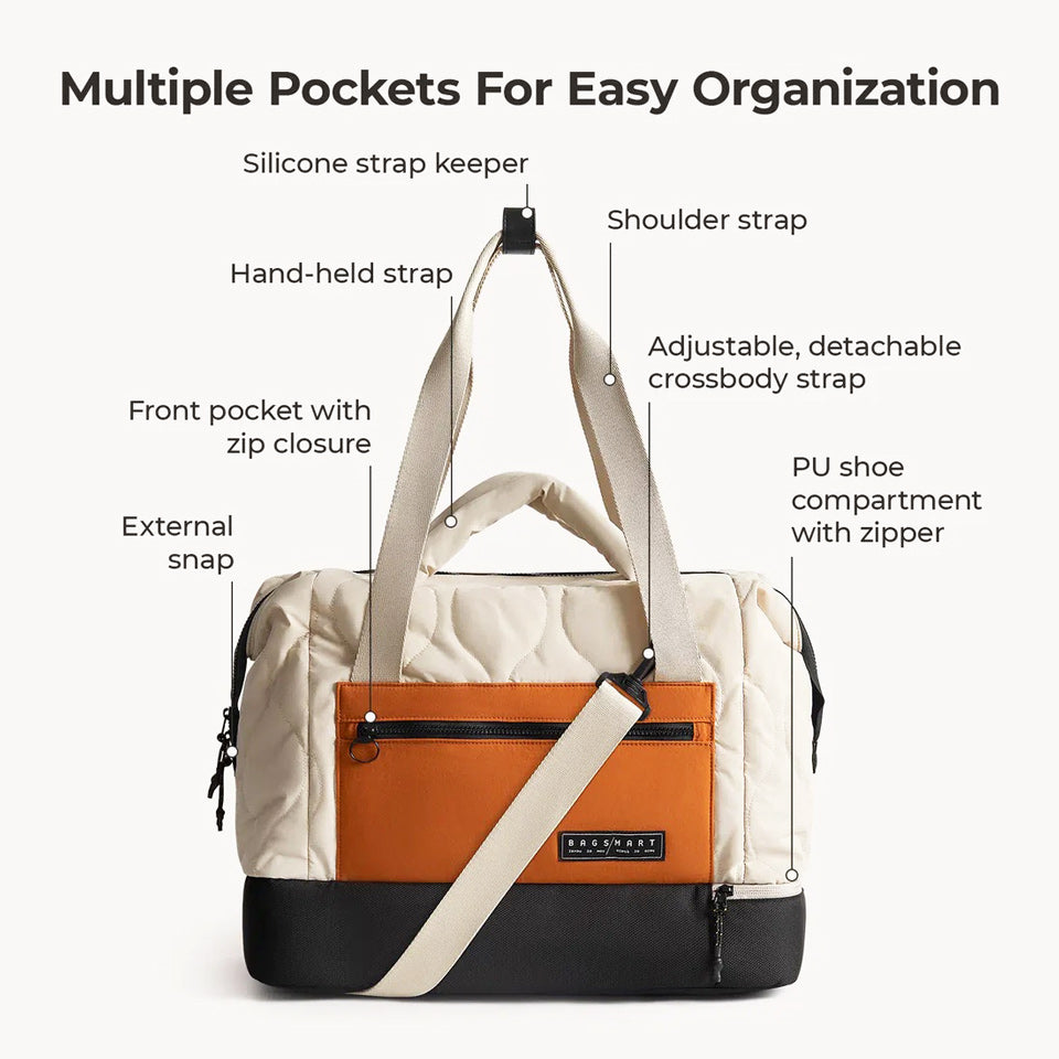 Walker Duffel Bag - Tangerine