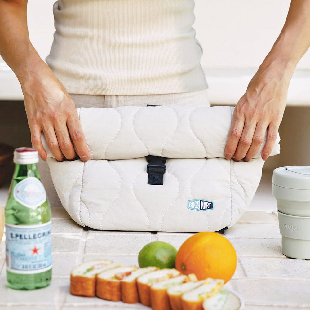 Walker Insulated Lunch Bag - Beige