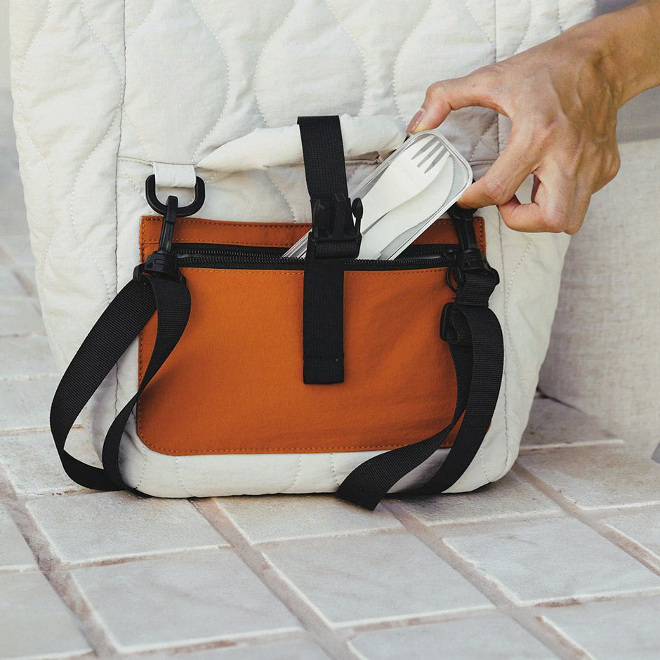 Walker Insulated Lunch Bag - Beige