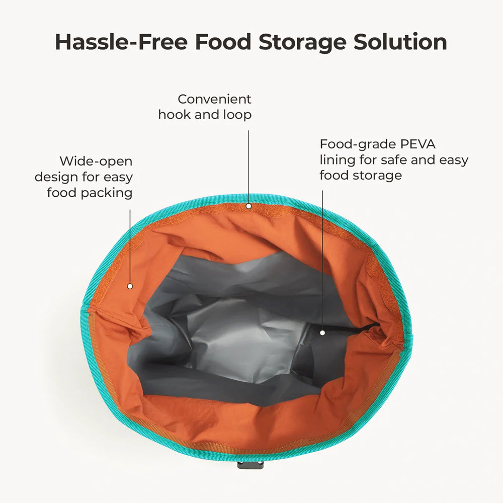 Walker Insulated Lunch Bag - Tangerine