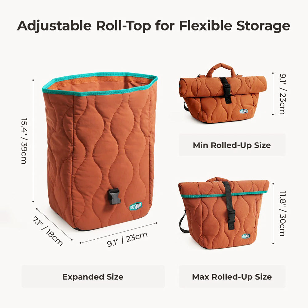 Walker Insulated Lunch Bag - Tangerine