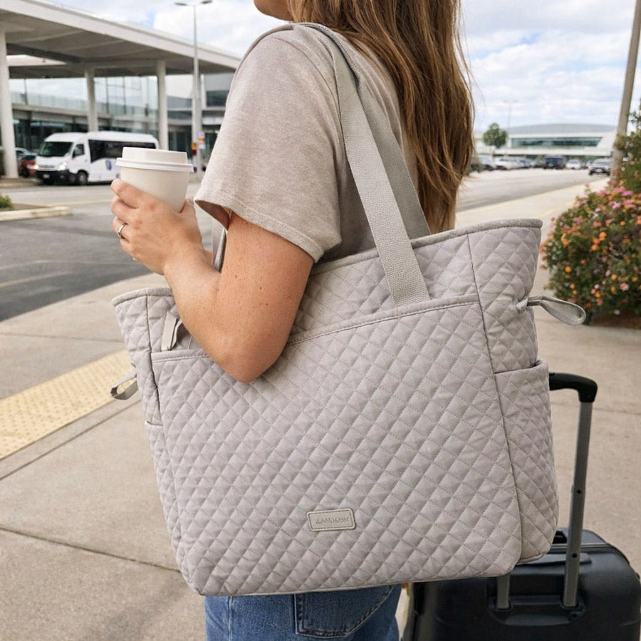 Wanderland Travel Tote - Grey