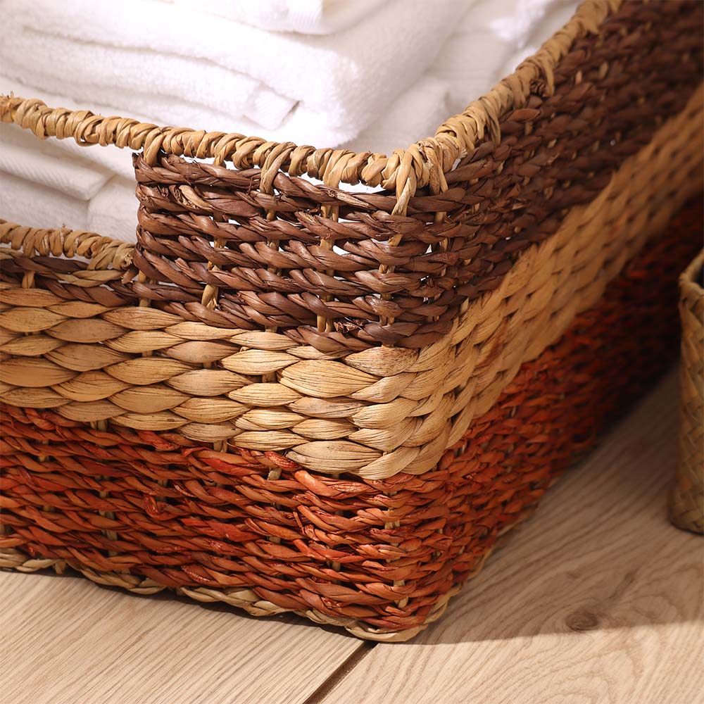 Water Hyacinth Storage Basket Large - Earthy