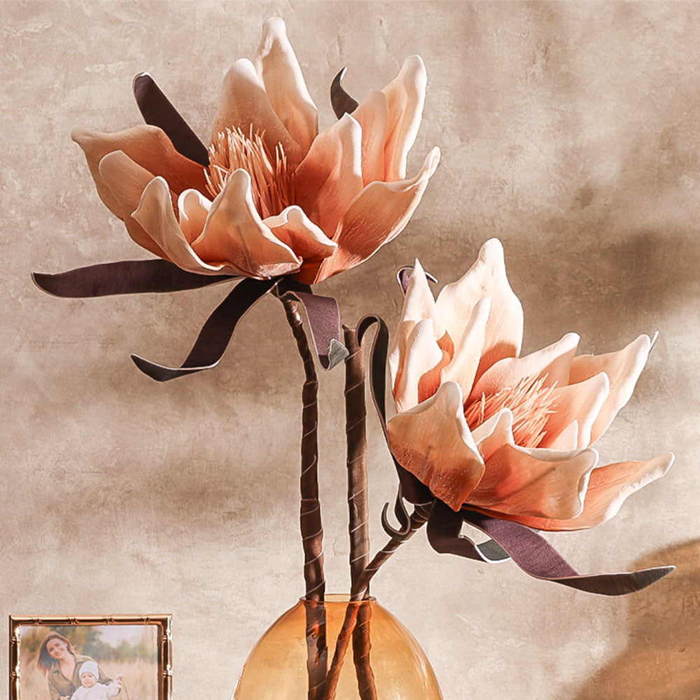 Water Lily Faux Stem - Sand