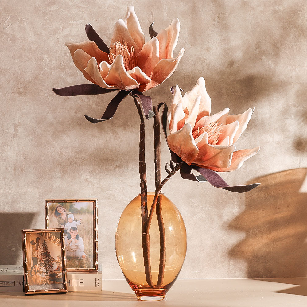 Water Lily Faux Stem - Sand