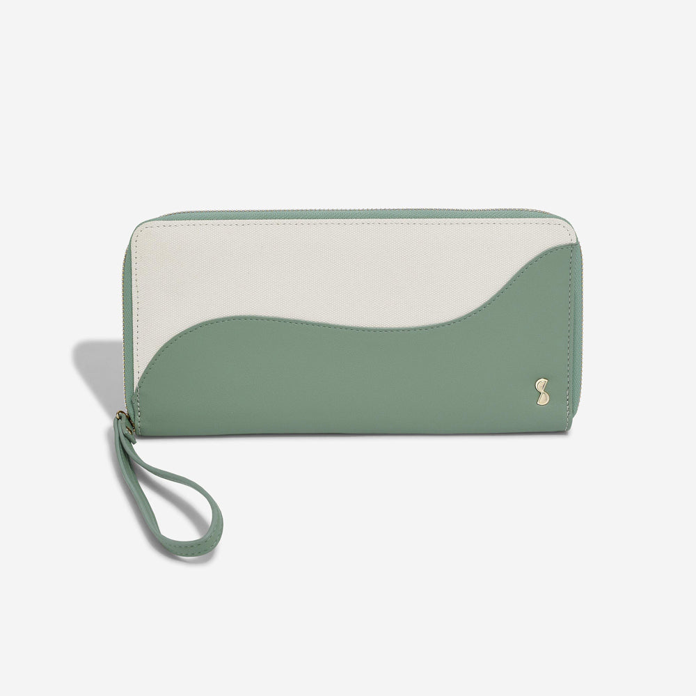 Wave Family Passport Holder - Green