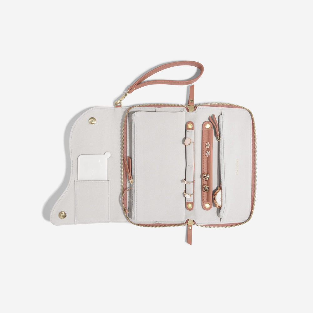 Wave Jewellery Roll - Red