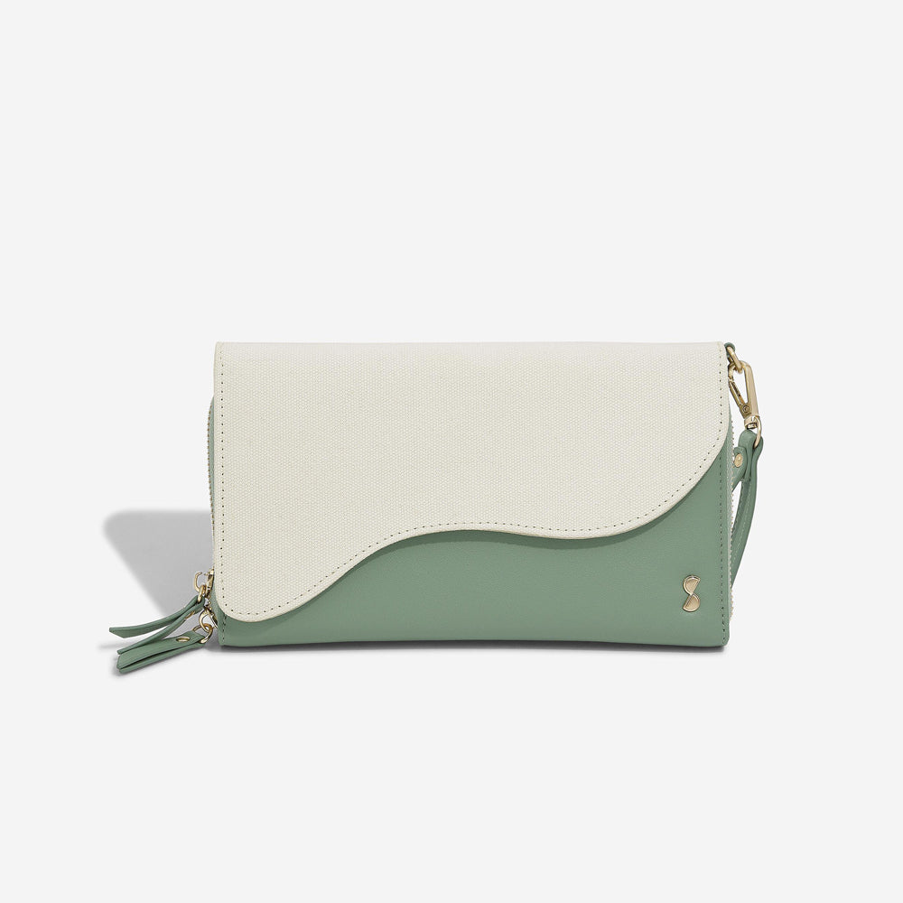 Wave Jewellery Roll - Green