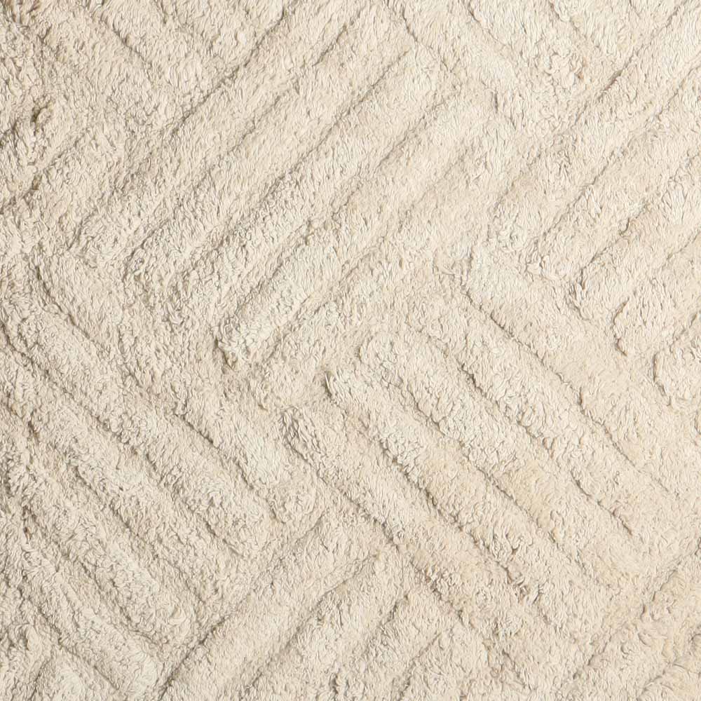 Willow Herringbone Tufted Bathmat - Taupe