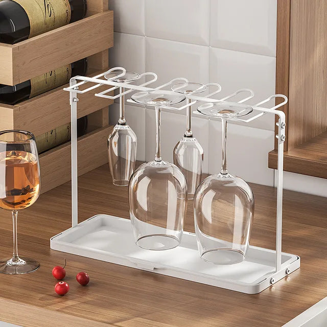 Arhat Organizers Wine Glass Rack White - Main Image