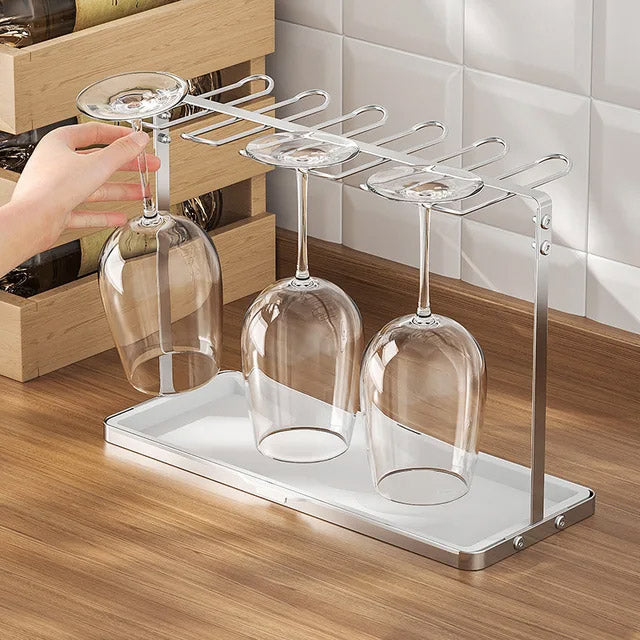 Wine Glass Rack - White