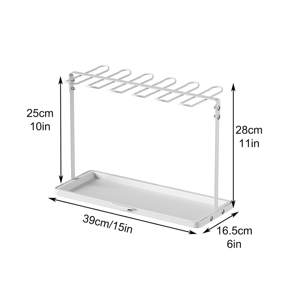 Wine Glass Rack - White