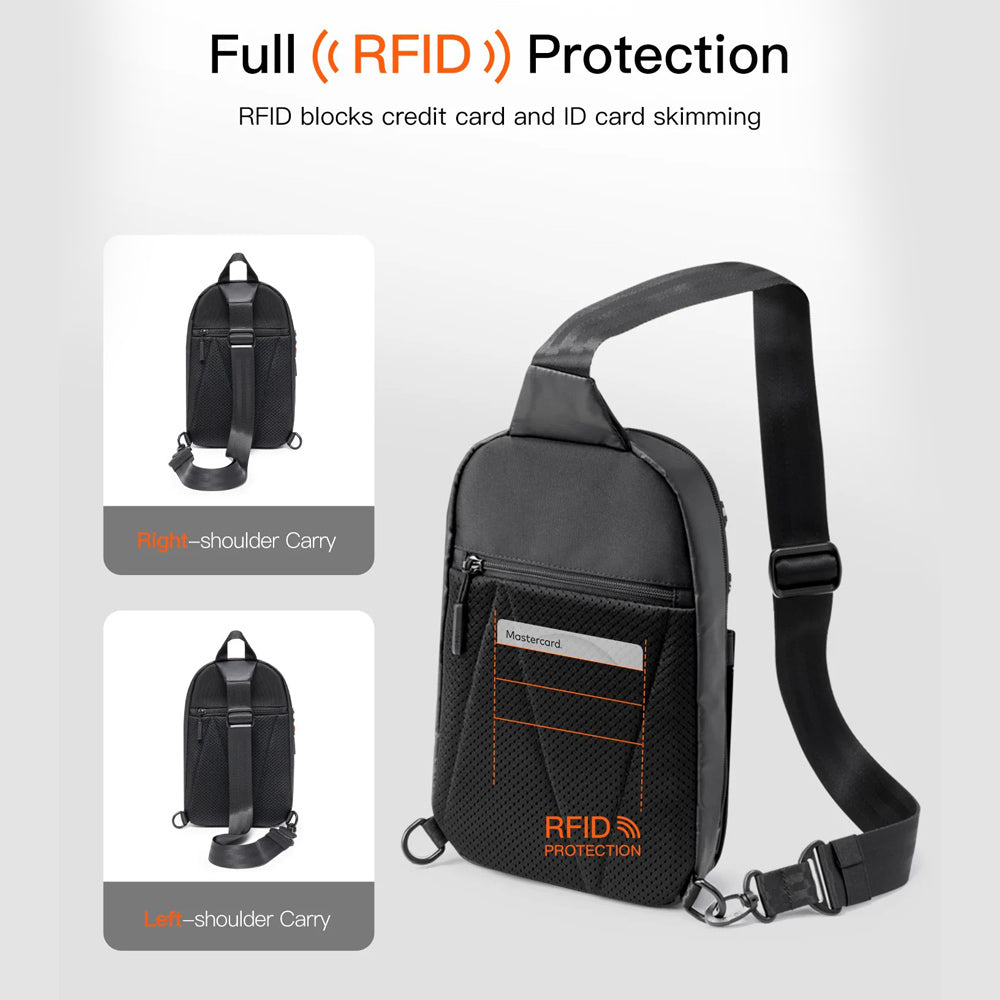X-Row Sling Bag - Black
