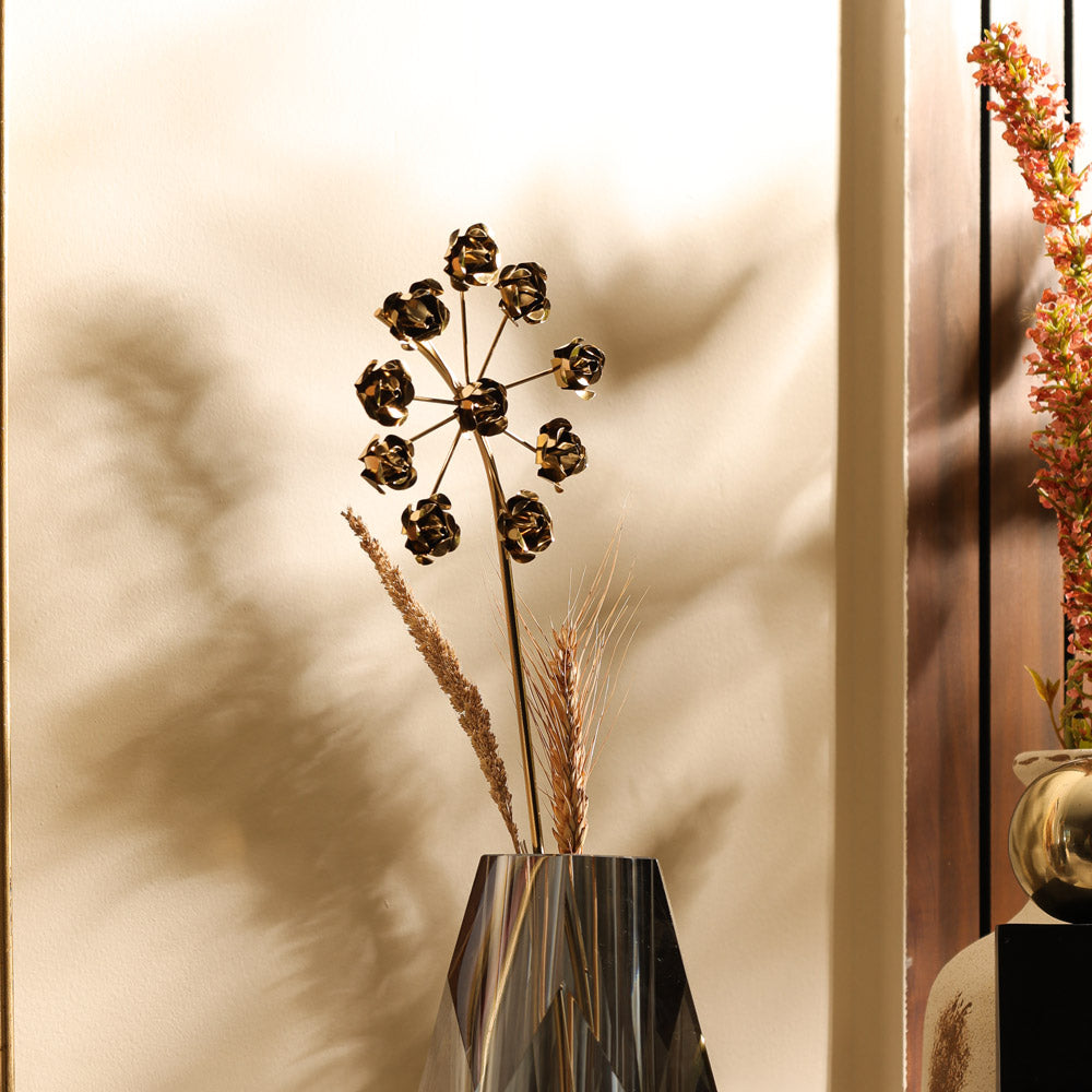 Yarrow Iron Vase Filler Stick - Gold