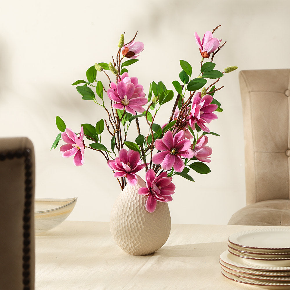Yulan Magnolia Faux Stem - Purple