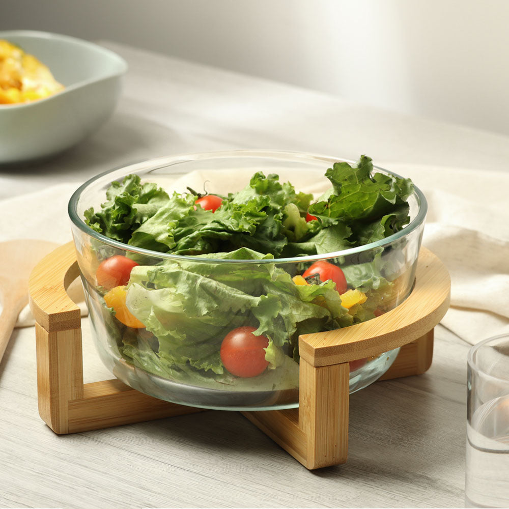 Zen Salad Bowl With Base - Medium
