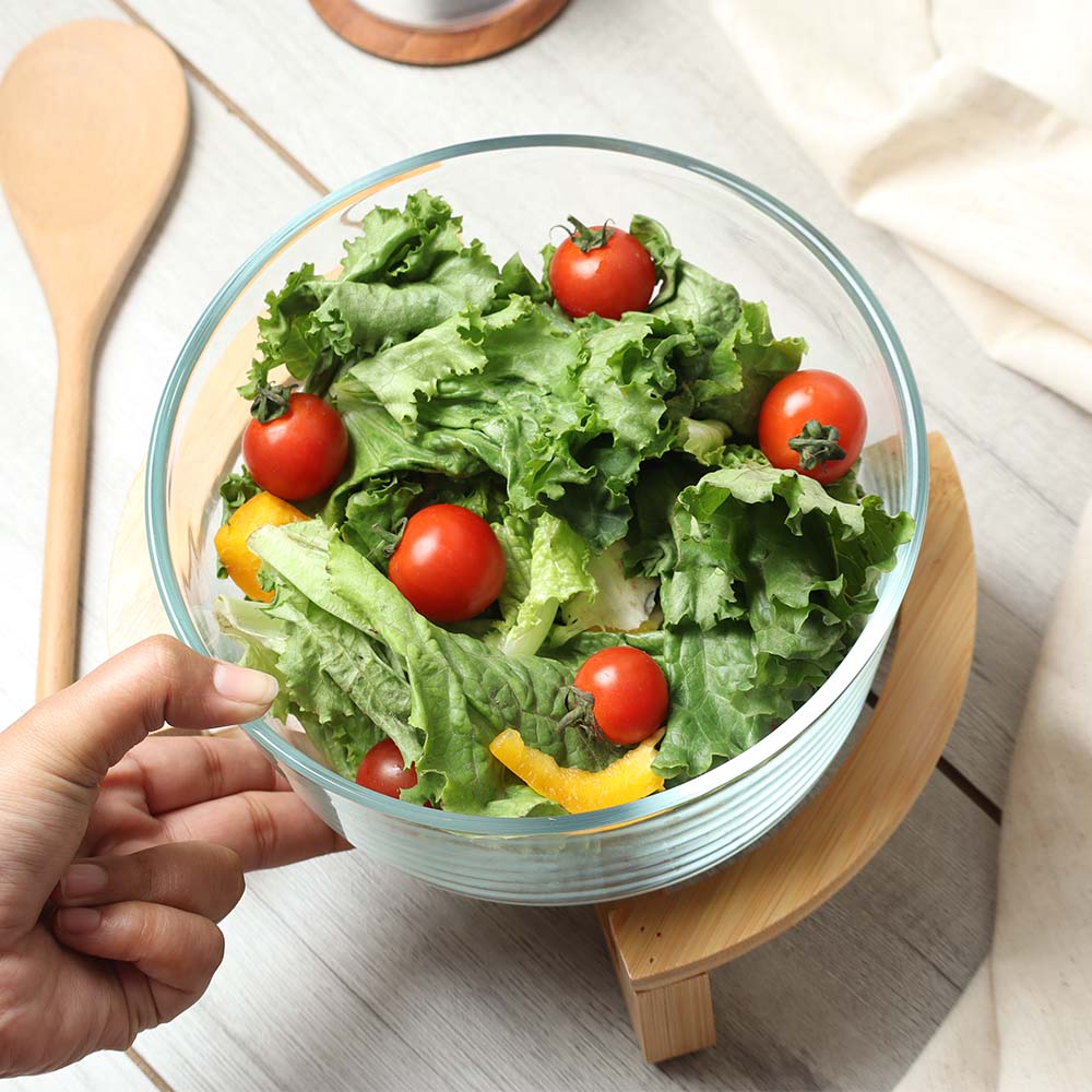 Zen Salad Bowl With Base - Medium