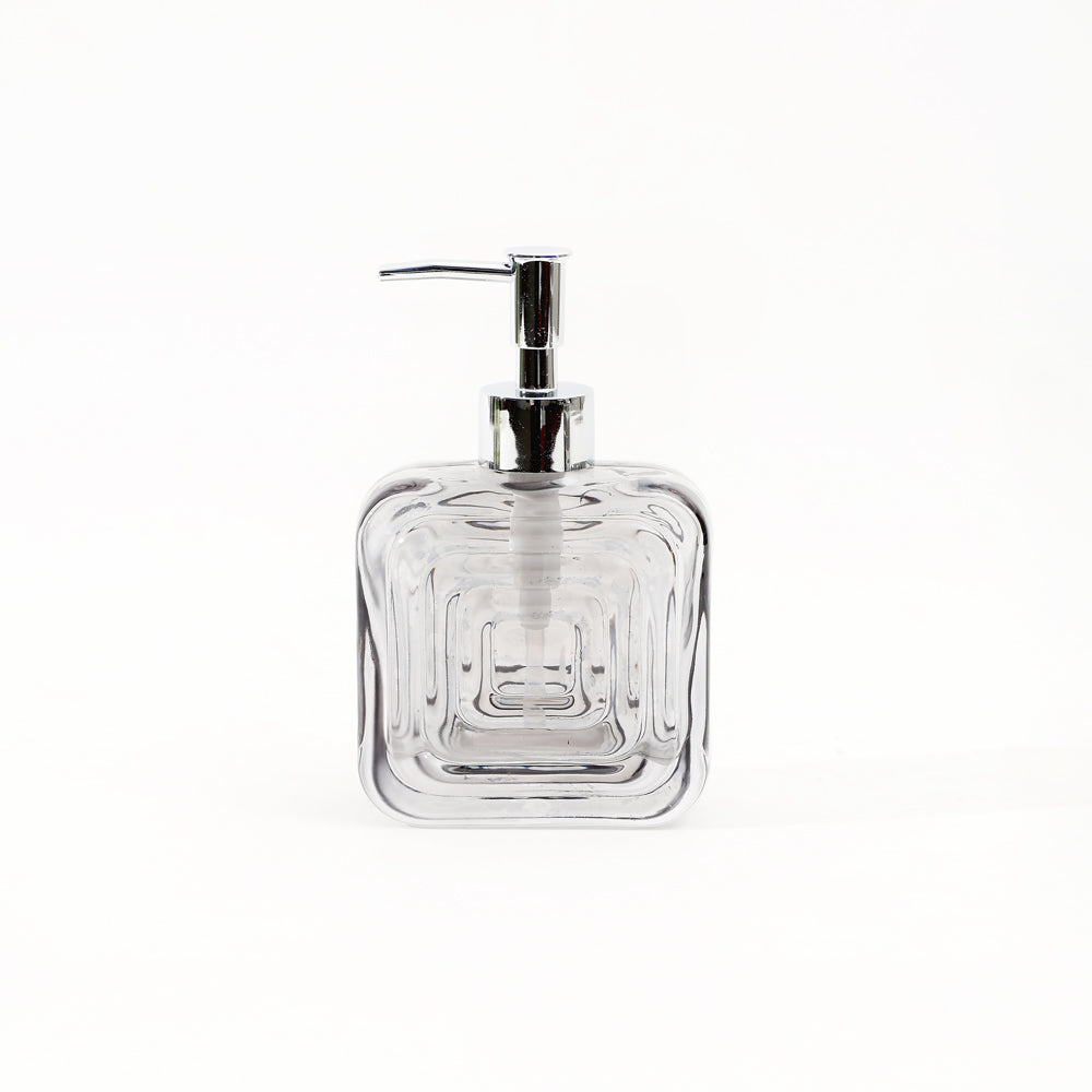 Zeno Glass Soap Dispenser - Grey