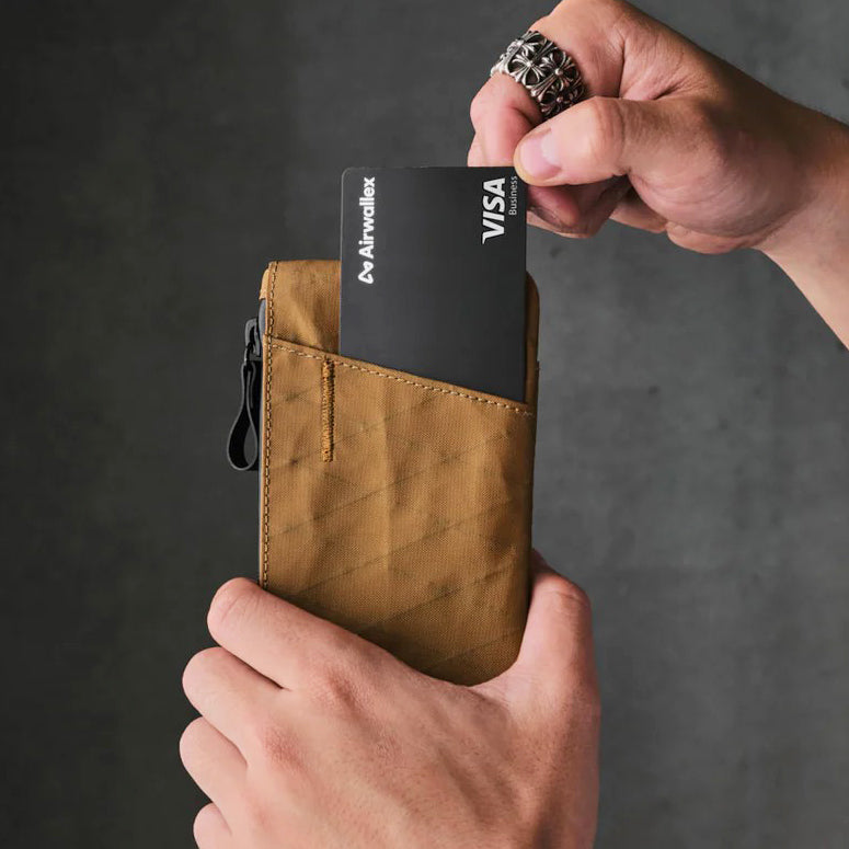 Zip Card Holder - Coyote Brown VX21
