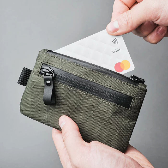 Zip Pouch - Dark Green VX21