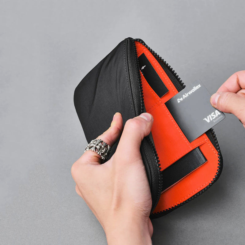 Zip Travel Wallet - Axoflux Black
