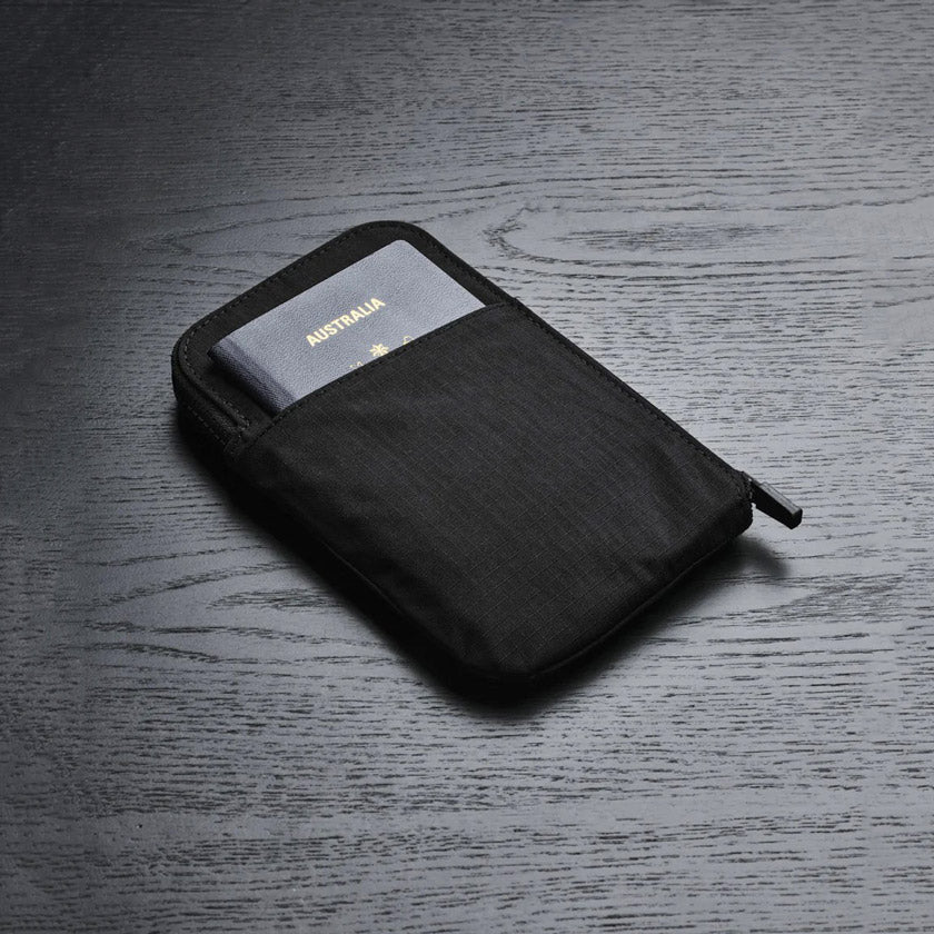 Zip Travel Wallet - Axoflux Black
