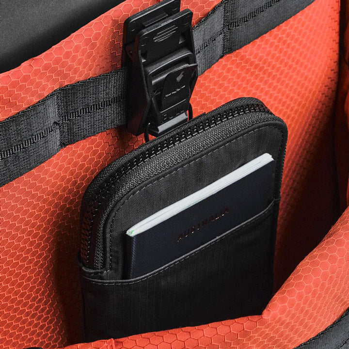 Zip Travel Wallet - Axoflux Black