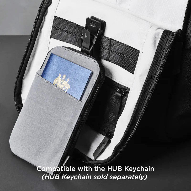 Zip Travel Wallet - Axoflux Grey