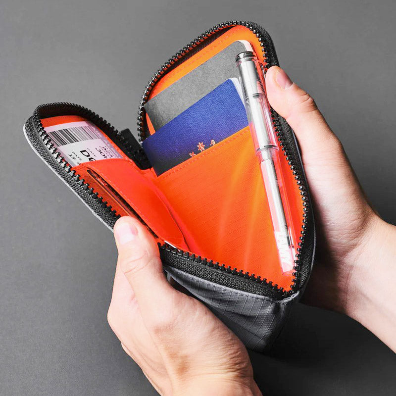 Zip Travel Wallet - Axoflux Grey