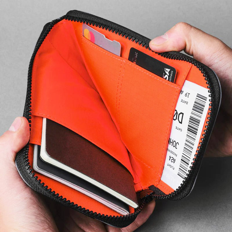 Zip Travel Wallet - Axoflux Grey