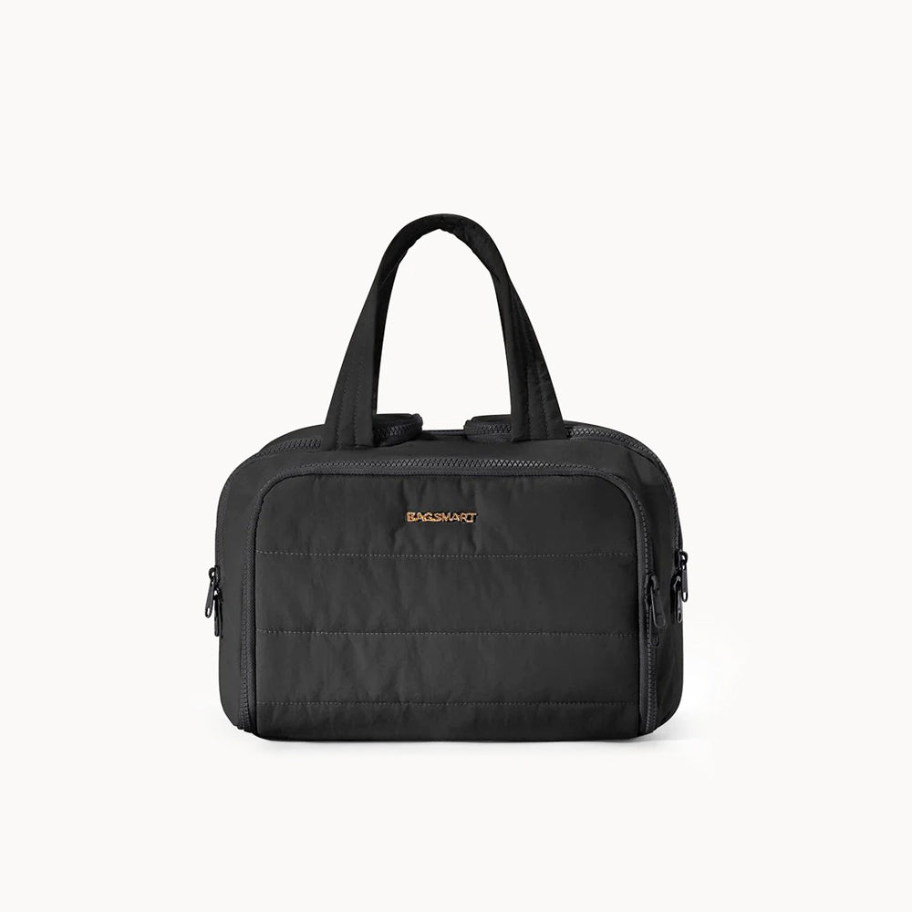 Zora Spacesaver Toiletry Bag - Black