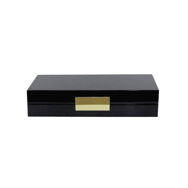 Addison Ross Lacquer Jewellery Box Small - Black Gold – Modern Quests