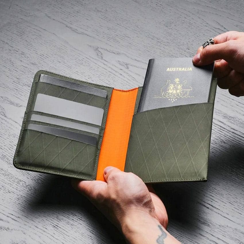 Alpaka ARK Bifold Passport Wallet - Dark Green VX21