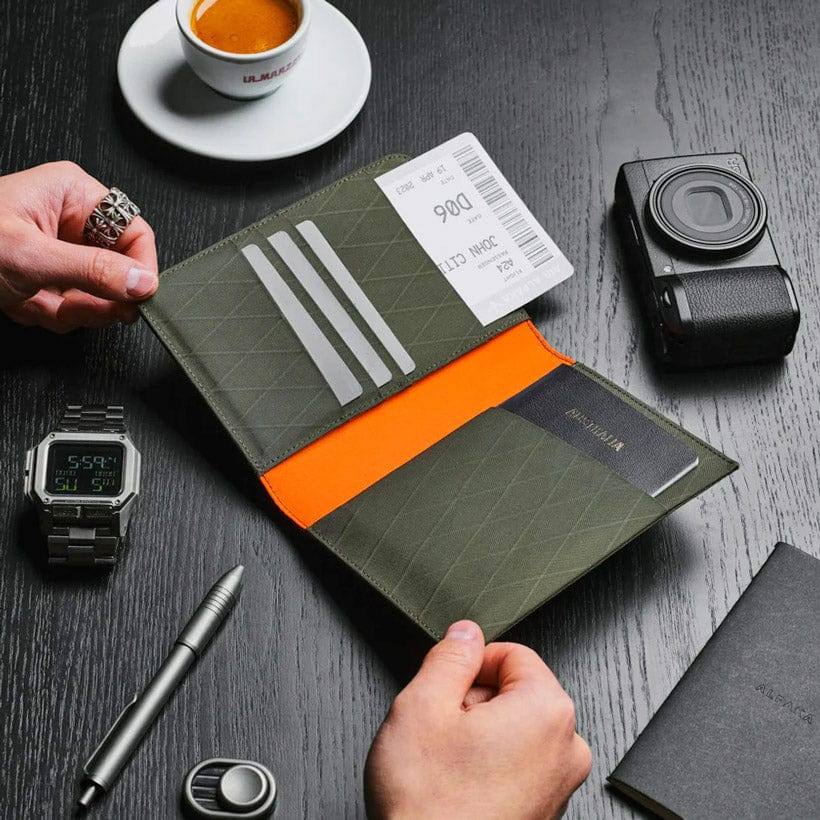 Alpaka ARK Bifold Passport Wallet - Dark Green VX21