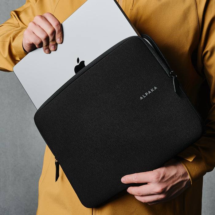 Alpaka Slim Laptop Sleeve Black 14 Inch Modern Quests