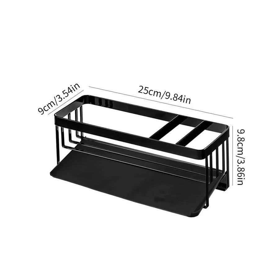 Arhat Organizers Metal Sponge Holder - Black