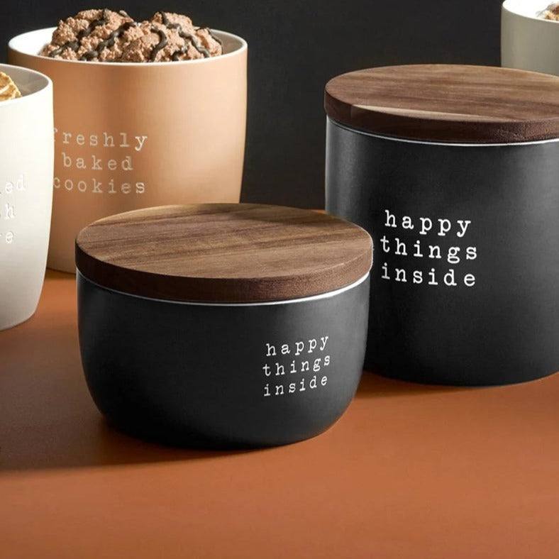 ASA Selection Hey! Storage Jar Medium - Happy Things Inside